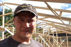 Rakennusalan kevytyrittäjä ja itsensätyöllistäjä Juho Haimila