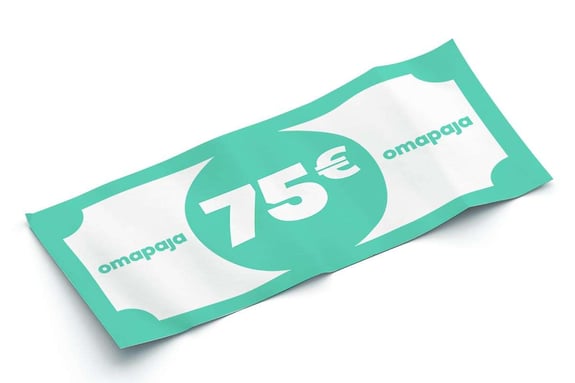 Kun suosittelet Omapajan kevytyrittäjyyttä, saat 75 euron edun