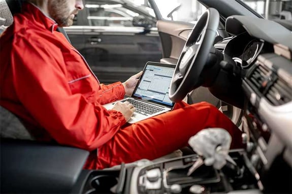 laskun luominen onnistuu vaikka autossa