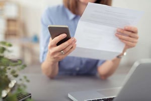 laskutusohjelman mobiilikäyttö